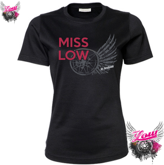 Miss Low Essential Shirt black
